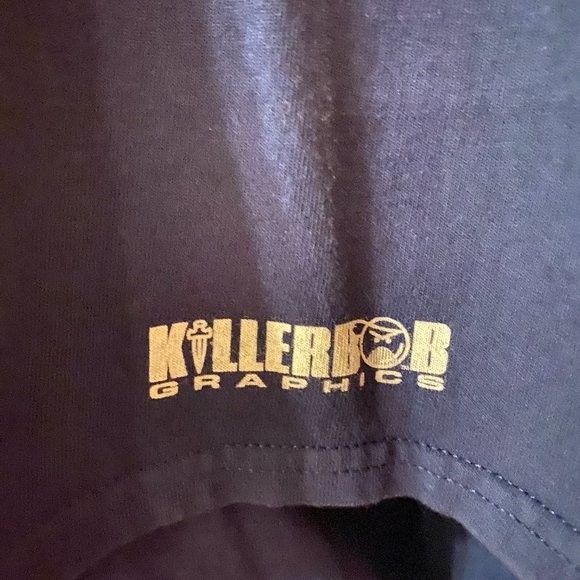 Killer Bob Graphics, Men's Blue SS T-shirt, 100% Cotton, 3XL - Unicorn bear - Picture 2 of 4